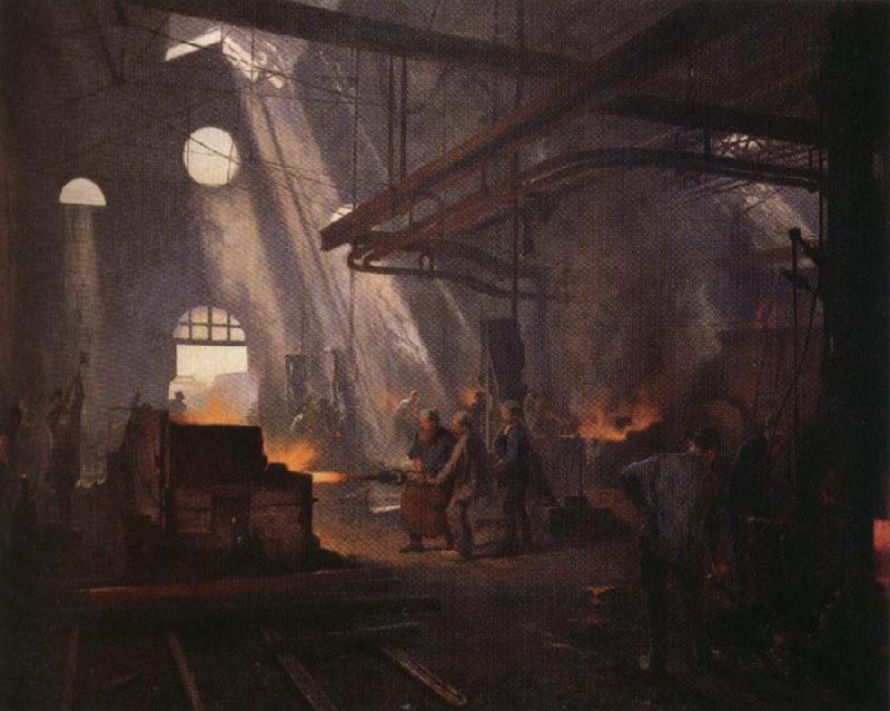 Fernand cormon An Iron Forge